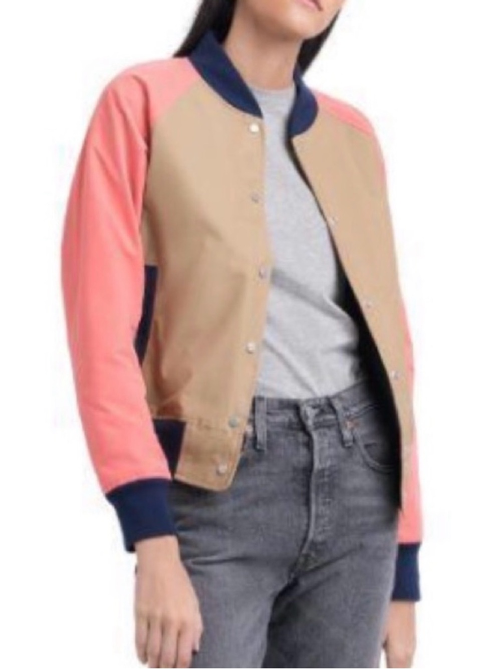 Herschel Supply Company Two-Tone Bomber Jacket